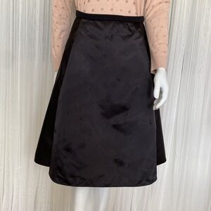 Acne Studios A-line knee length black skirt! Timeless, classic. Waist 28”